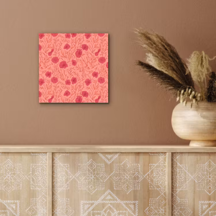 Weidebloemen - Romantisch - Roze aluminium wit klein 46 -sfeer4