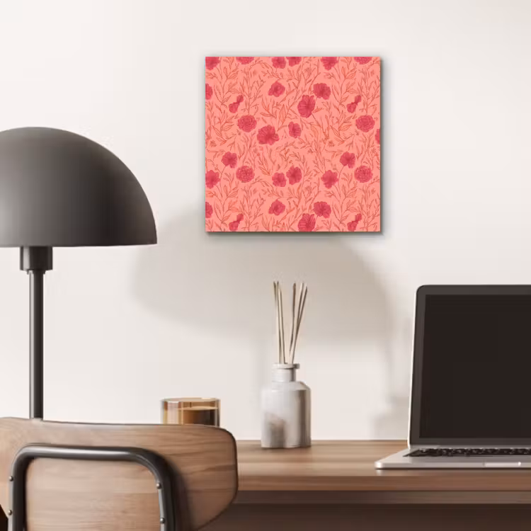 Weidebloemen - Romantisch - Roze aluminium wit klein 46 -sfeer5