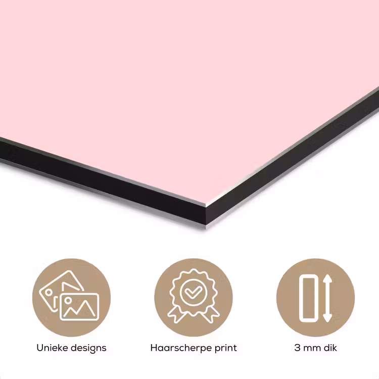Why not - Bliksem - Roze aluminium wit klein -closeup_NL