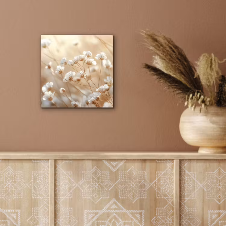 Wilde - Bloemen - Wit aluminium wit klein -sfeer4