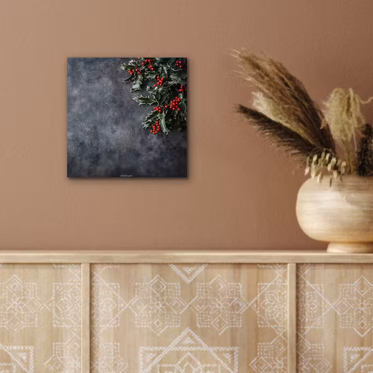 Winter - Hulst - Kerst - Beton aluminium wit klein -sfeer4