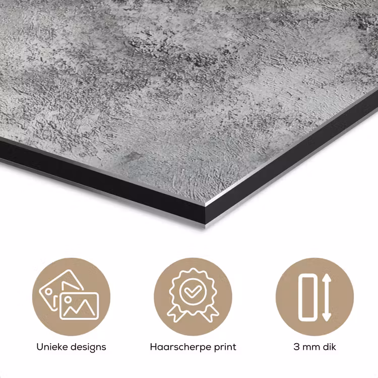 Winter - Kerst - Beton - Dennenappels aluminium wit klein -closeup_NL