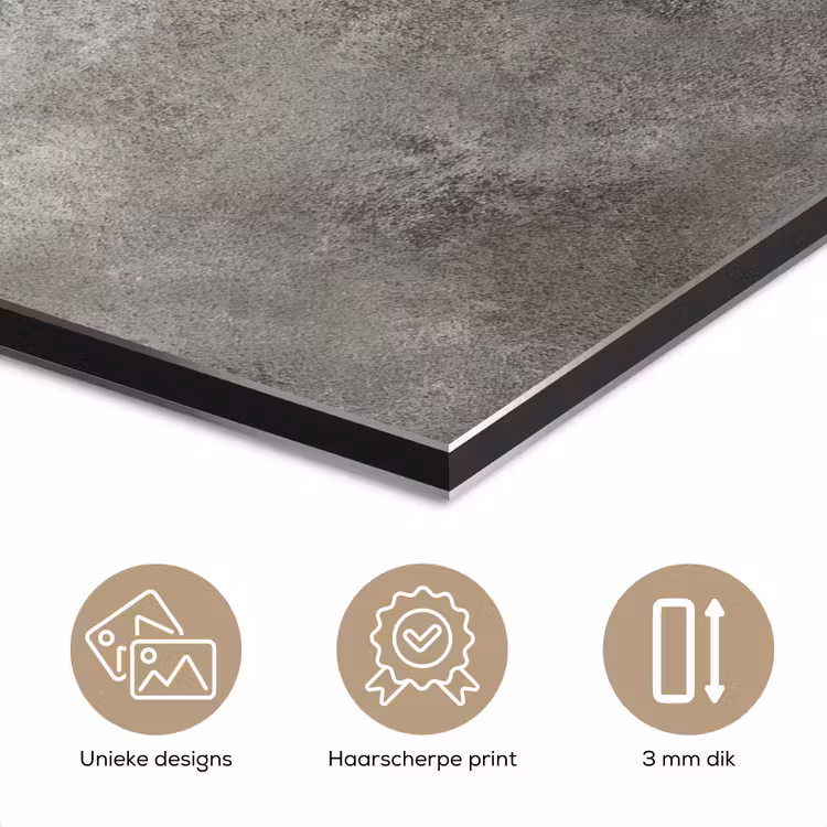 Winter - Kerst - Beton - Gingerbread man aluminium wit klein -closeup_NL