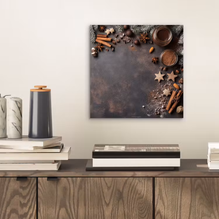 Winter - Kerst - Specerijen - Beton aluminium wit klein -sfeer1