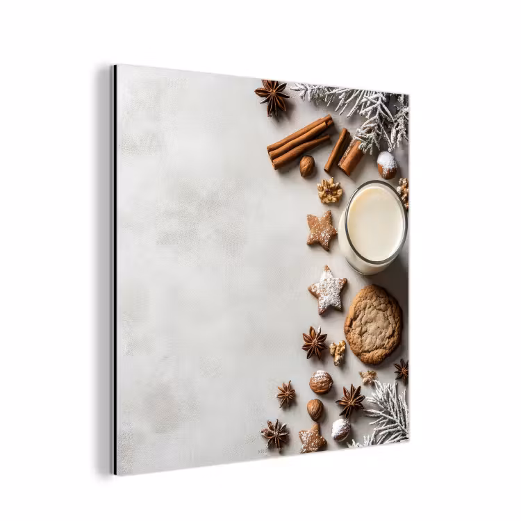 Winter - Kerst - Specerijen - Wit aluminium wit klein -3d