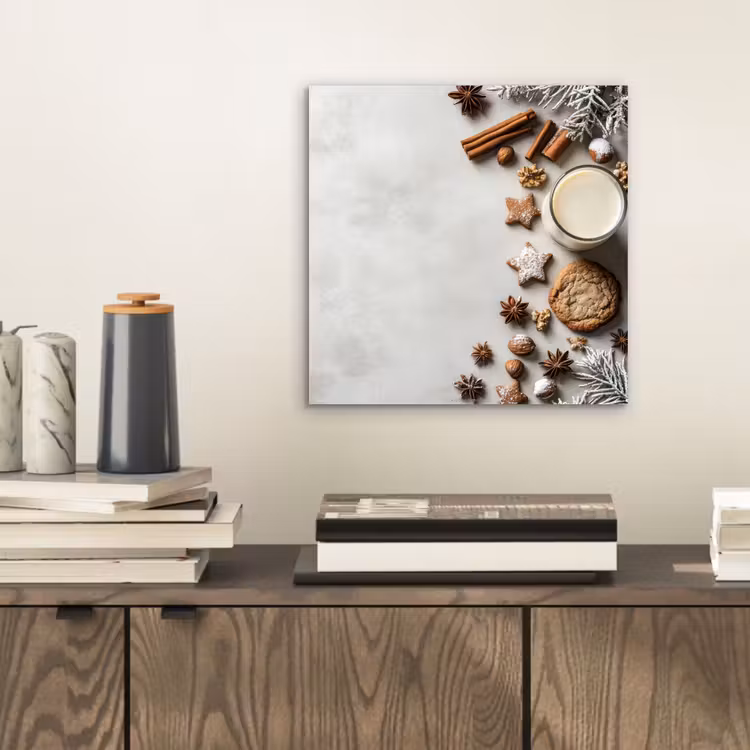 Winter - Kerst - Specerijen - Wit aluminium wit klein -sfeer1