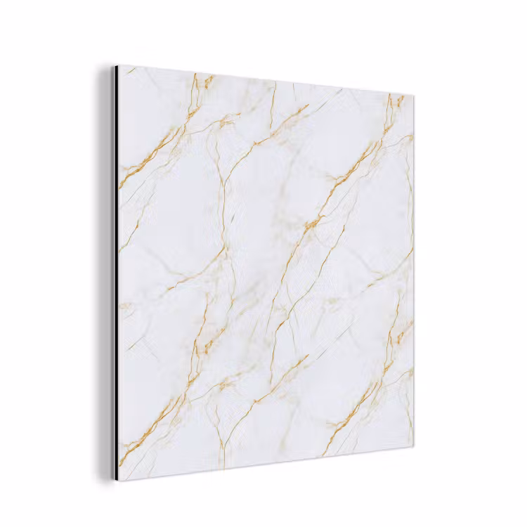 Wit - Marmer - Goud - Luxueus aluminium wit klein 46 -3d