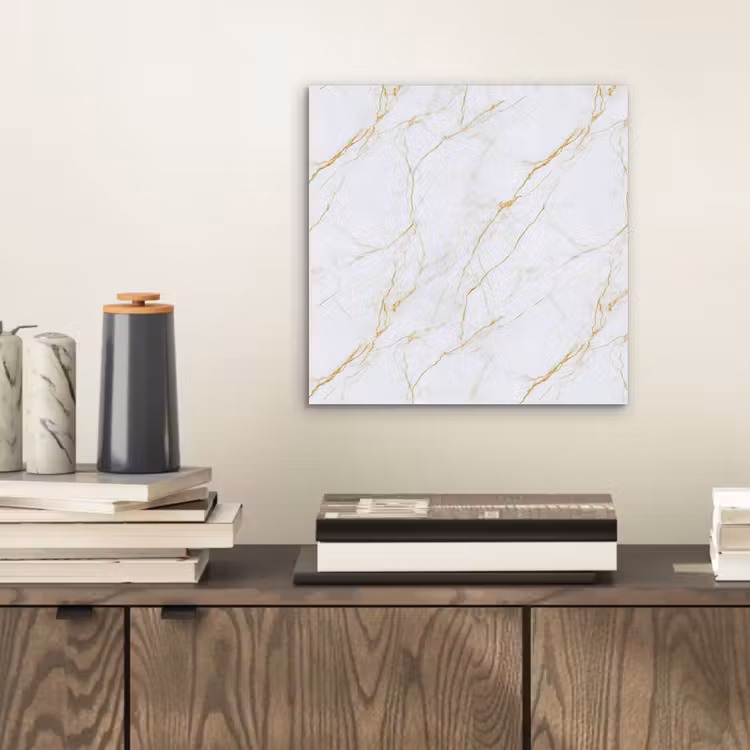 Wit - Marmer - Goud - Luxueus aluminium wit klein 46 -sfeer1