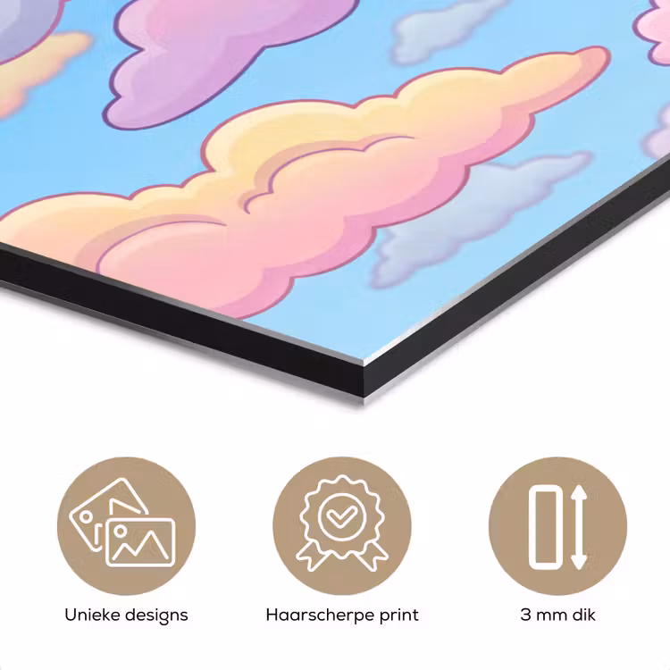 Wolk - Lucht - Natuur - Illustratie - Pastel aluminium wit klein -closeup_NL