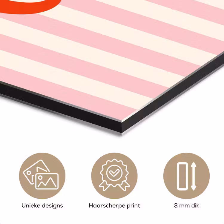 Zachtroze - Rood - Strepen - Chill aluminium wit klein -closeup_NL