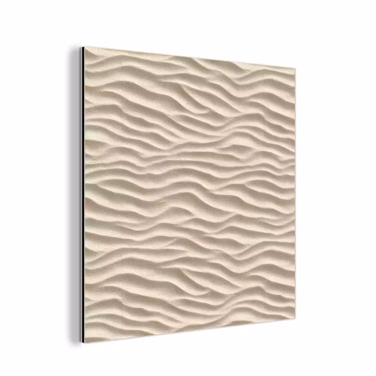 Zand - Golven - Beige aluminium wit klein 46 -3d