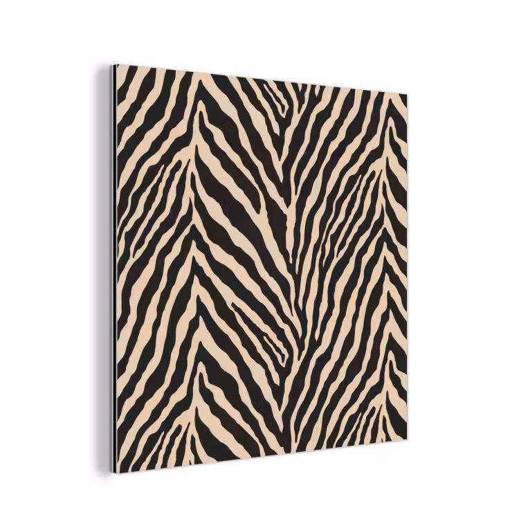 Zebra - Klassiek - Zwart aluminium wit klein 46 -3d
