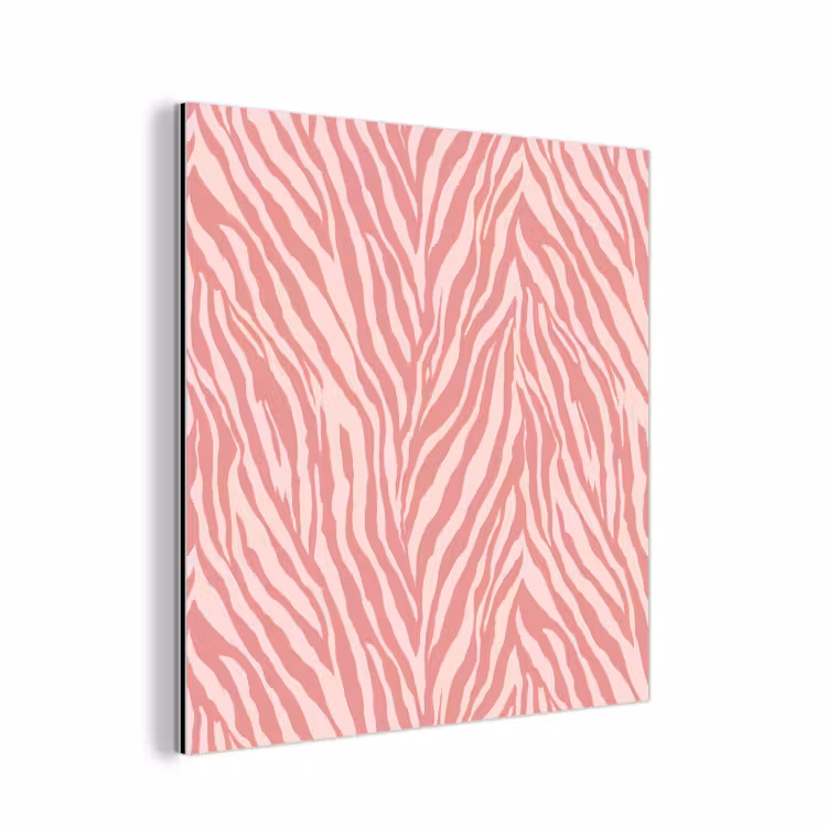 Zebra - Print - Roze aluminium wit klein 46 -3d