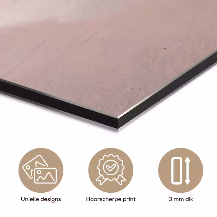 Zee - Golven - Strand - Natuur - Wit aluminium wit klein -closeup_NL