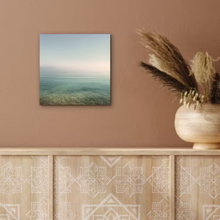 Zee - Horizon - Blauw - Mist aluminium wit klein -sfeer4