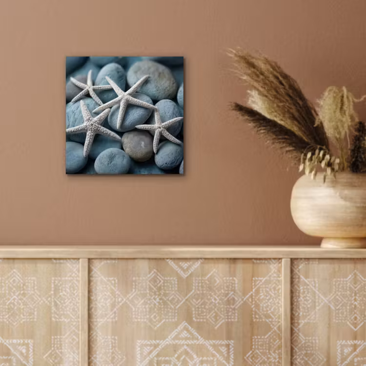 Zeesterren - Stenen - Wit aluminium wit klein -sfeer4