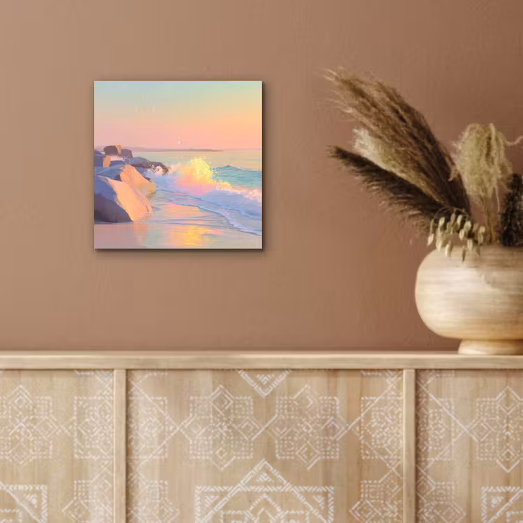 Zomerlicht - Strand - Fonkelende accenten aluminium wit klein -sfeer4