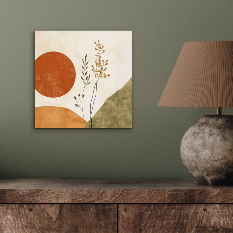Zon - Abstract - Takken - Oranje aluminium wit klein -sfeer2