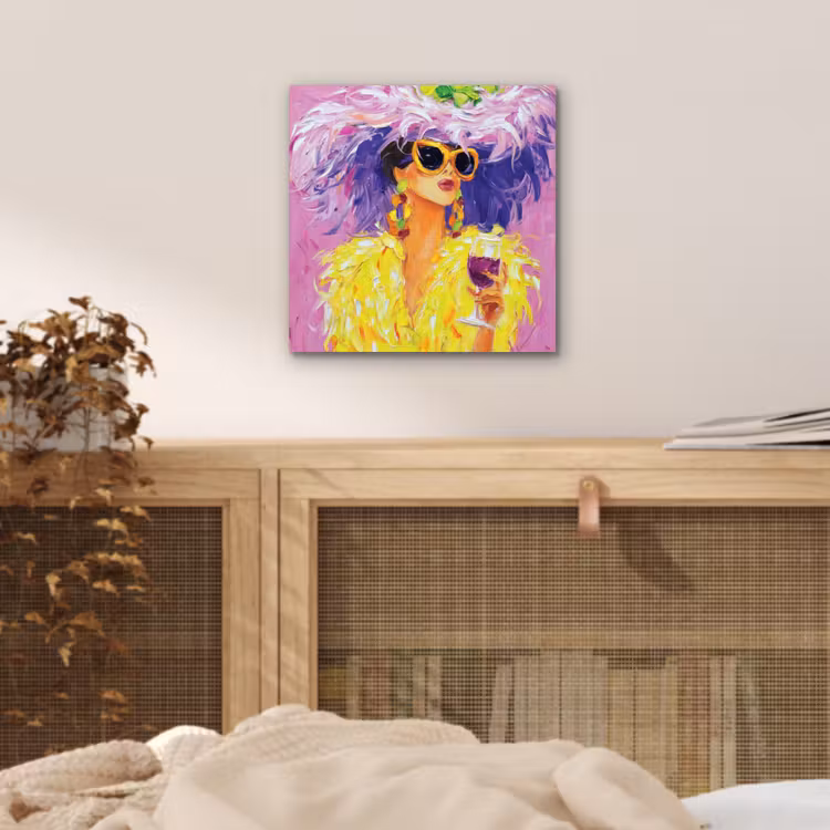 Zonnebril - Vrouw - Jas - Veren aluminium wit klein -sfeer3