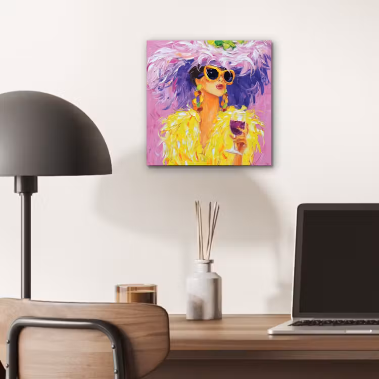 Zonnebril - Vrouw - Jas - Veren aluminium wit klein -sfeer5