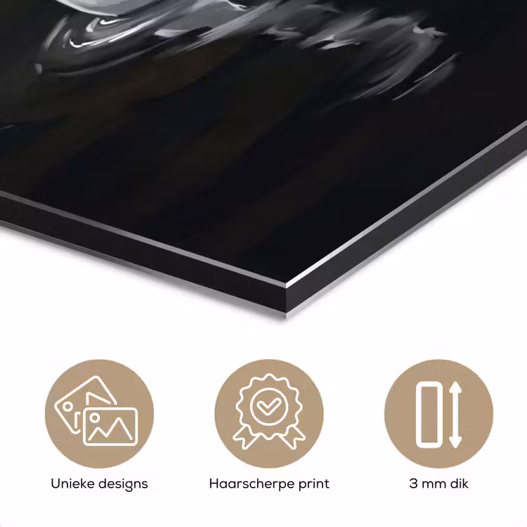 Zwaan - Water - Natuur - Realistisch - Wit aluminium wit klein -closeup_NL
