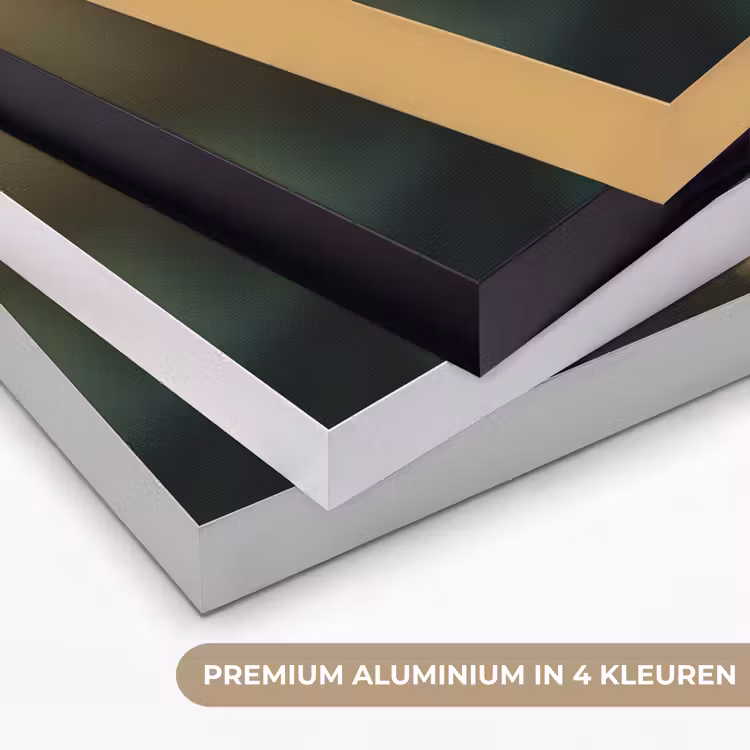 Aap - Boomstronk - Bruin Textielframe zwart klein -USP_kleurenNL