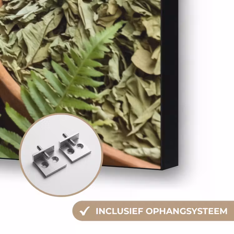 Art frame - Aardewerk - Oosters - Kleurrijk - Aardewerk - Oosters - Kleurrijk Textielframe zwart klein
