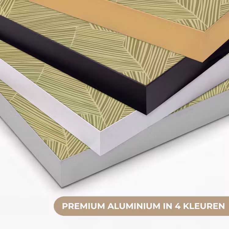 Abstract - Modern - Groen Textielframe zwart klein 947 -USP_kleurenNL