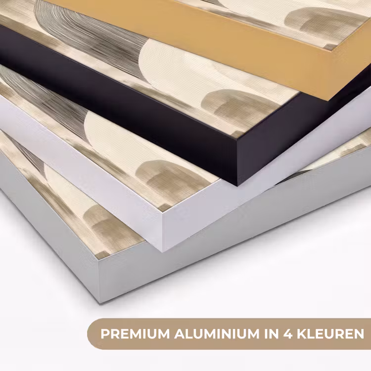 Abstract - Patroon - Bogen Textielframe zwart klein 947 -USP_kleurenNL