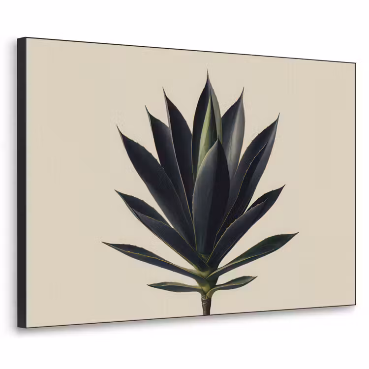 Agaveplant - Symmetrisch - Groen Textielframe - compleet frame klein -3d