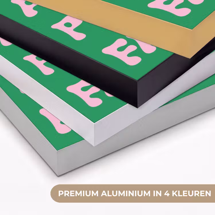 Amor - Valentijn - Groen - Tekst Textielframe zwart klein -USP_kleurenNL