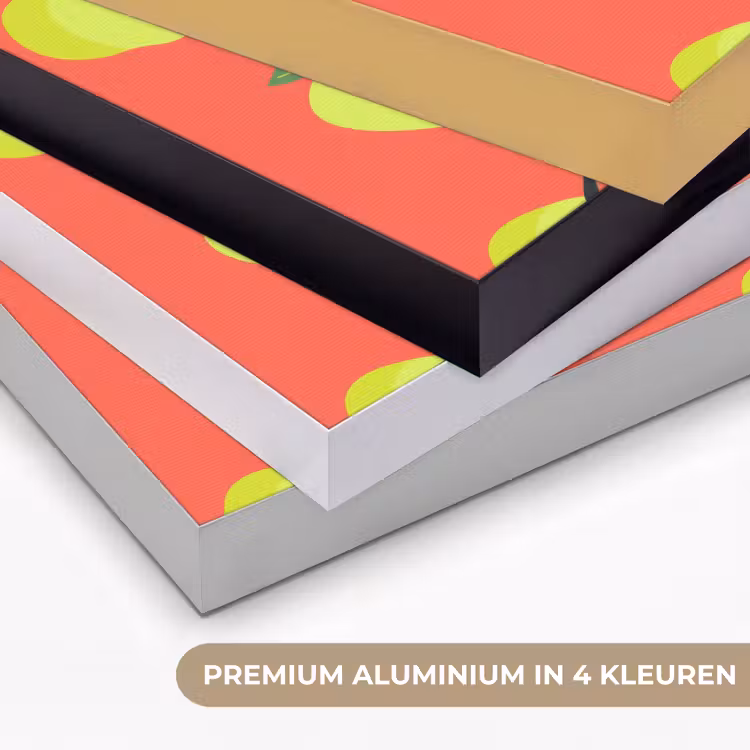 Appels - Modern - Groen Textielframe zwart klein 947 -USP_kleurenNL