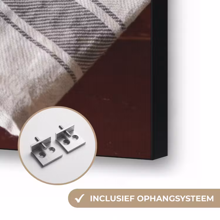 Art frame - Artisjok - Eten - Rustiek - Artisjok - Eten - Rustiek Textielframe zwart klein