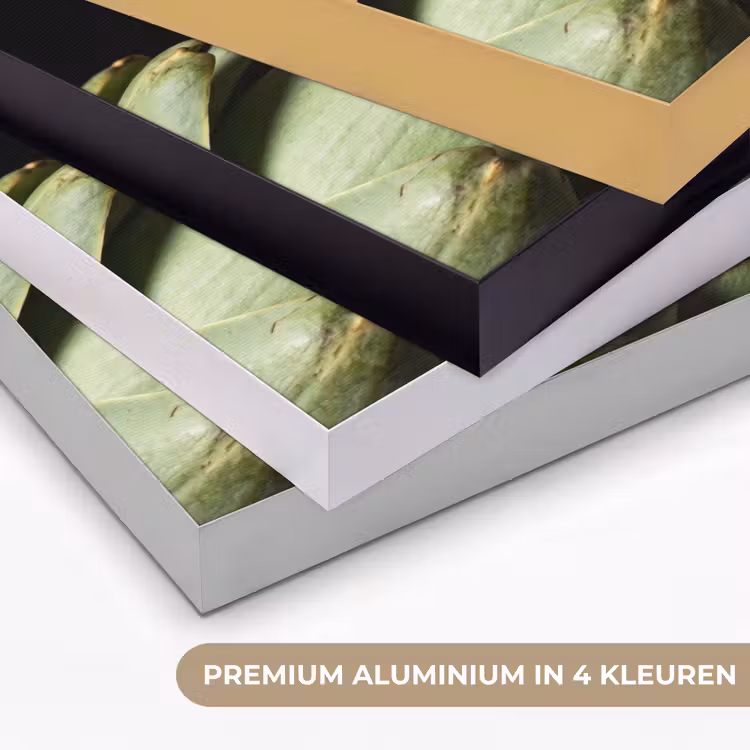 Art frame - Artisjok - Groen - Eten - Artisjok - Groen - Eten Textielframe zwart klein