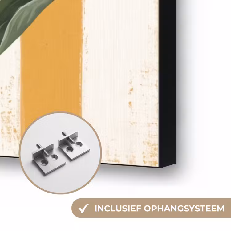 Art frame - Artisjok - Modern - Groente - Artisjok - Modern - Groente Textielframe zwart klein