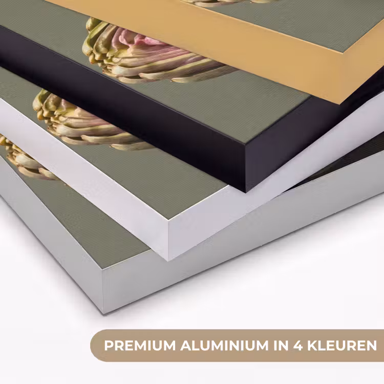 Art frame - Artisjok - Paars - Voedsel - Artisjok - Paars - Voedsel Textielframe zwart klein
