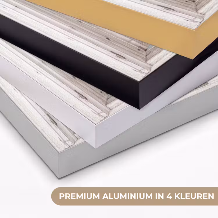 Auto - Rood - Cadeaus - Winter - Kerst - Doorkijk - Wit Textielframe zwart klein -USP_kleurenNL