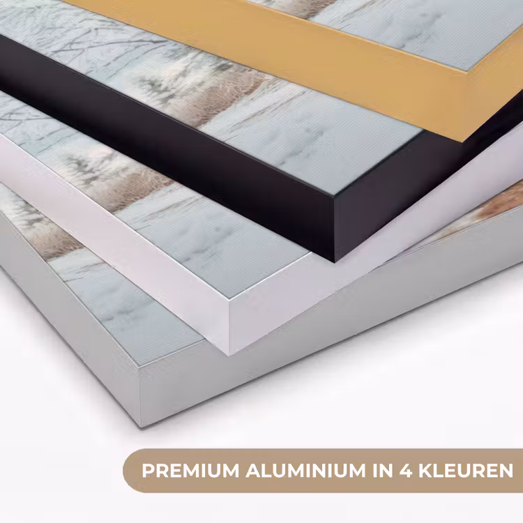 Auto - Rood - Cadeaus - Winter - Sneeuw - Kerst Textielframe zwart klein -USP_kleurenNL