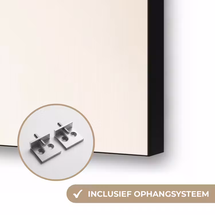 Badkleding - Palmbomen - Schaduw - Tropisch Textielframe zwart klein -USP_ophangsysteemNL