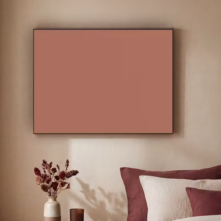 Baked - Earth - Oranje Textielframe zwart klein 947 -sfeer1