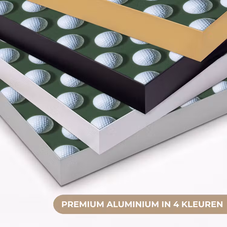 Ballen - Golf - Groen Textielframe zwart klein 947 -USP_kleurenNL