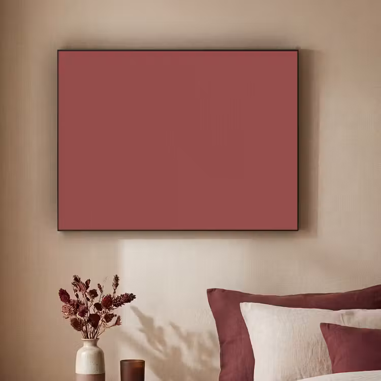 Barn - Antique - Rood Textielframe zwart klein 947 -sfeer1