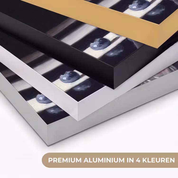 Art frame - Bessen - Kristal - Stilleven - Bessen - Kristal - Stilleven Textielframe zwart klein