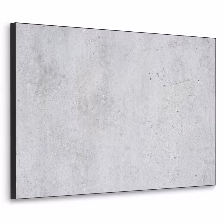 Beton - Textuur - Achtergrond - Grijs - Industrieel Textielframe zwart klein -3d