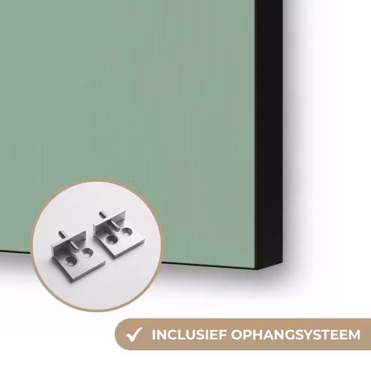 Bladeren - Tak - Kleurrijk Textielframe zwart klein -USP_ophangsysteemNL