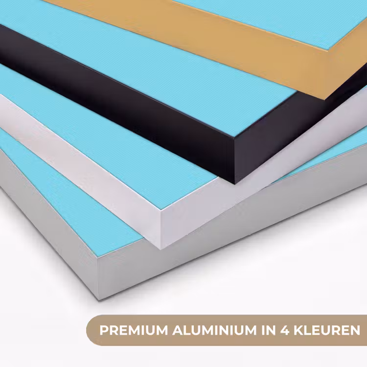 Blauw - Snoep - Regenboog Textielframe zwart klein -USP_kleurenNL