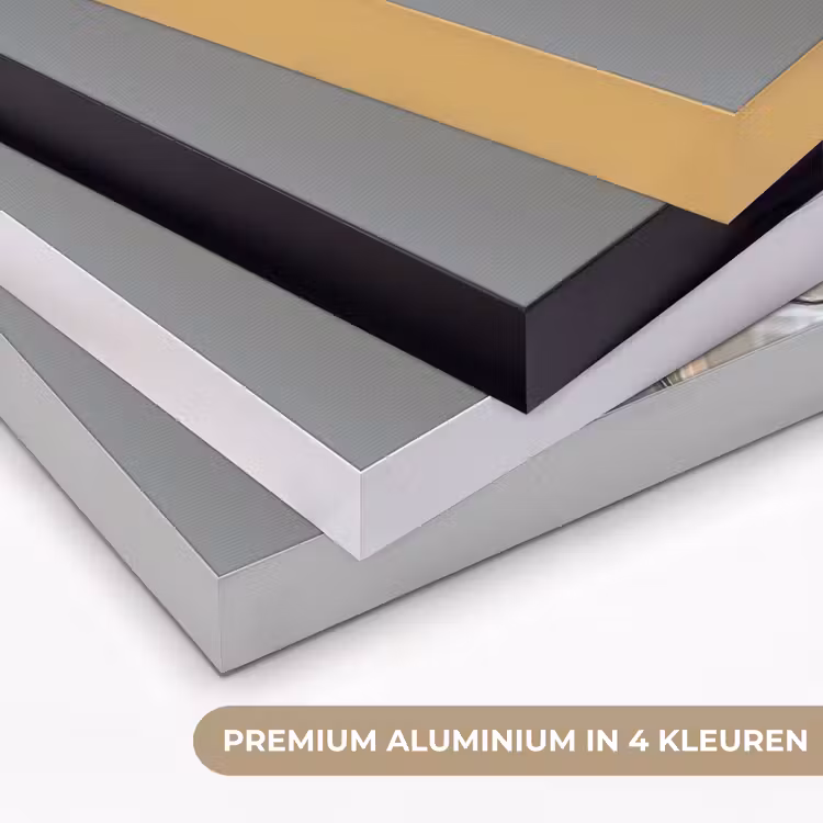 Bloem - Glazen - Doorzichtig Textielframe zwart klein -USP_kleurenNL