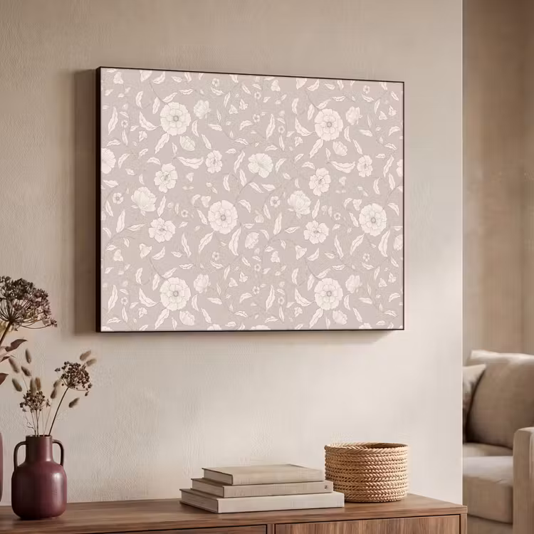 Bloemen - Blaadjes - Patroon Textielframe - compleet frame klein 947 -sfeer3