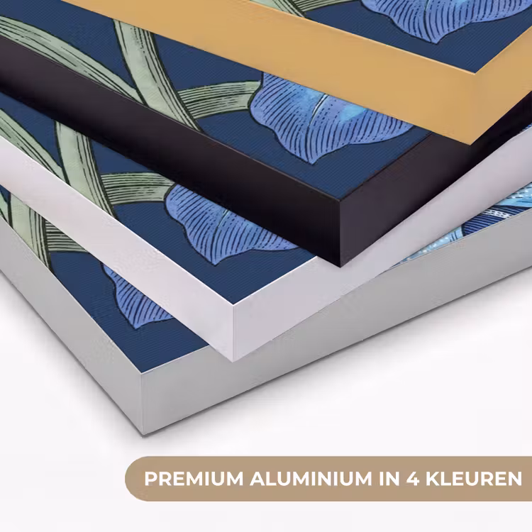 Art frame - Bloemen - Botanisch - Patroon - Bloemen - Botanisch - Patroon Textielframe zwart klein