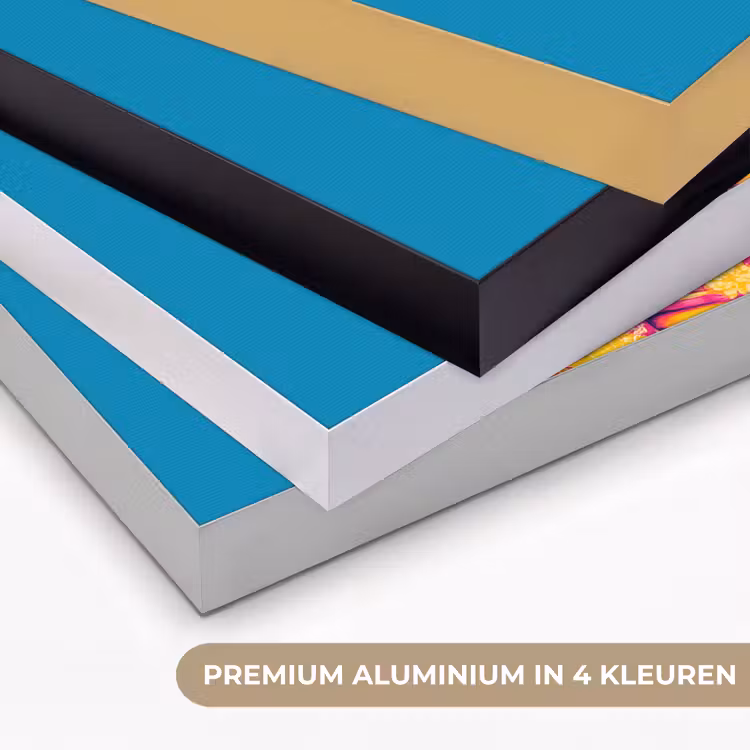 Bloemenkrans - Hagedis - Kimono - Paars Textielframe zwart klein -USP_kleurenNL